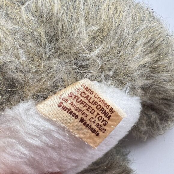 Vintage California Stuffed Toys Koala Bear Plush Realistic w/ Hands Together 9” - Picture 7 of 8
